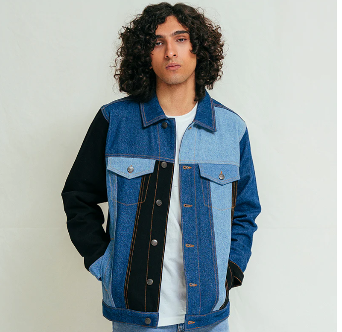 Denim Contrast Jacket